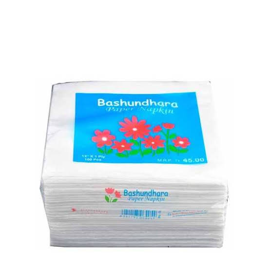 Bashunddhara Paper Napkins 13" Unscented